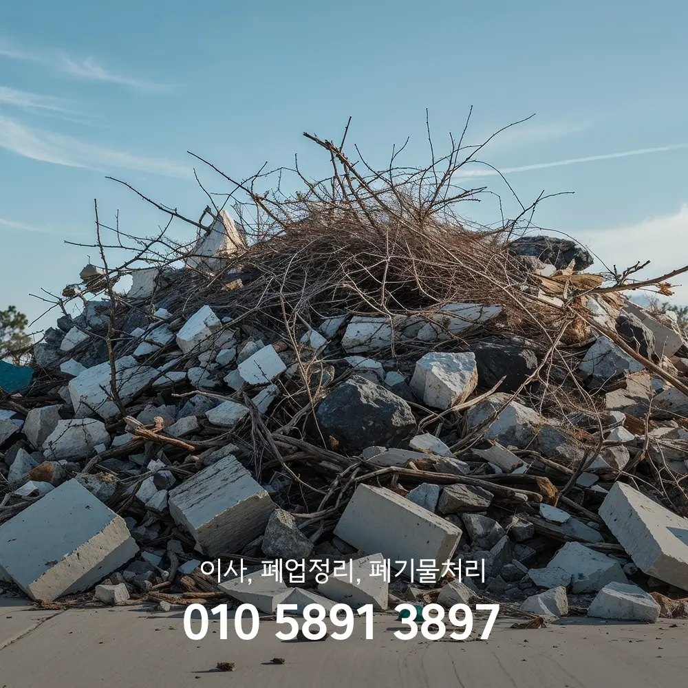 대량 건설폐기물처리