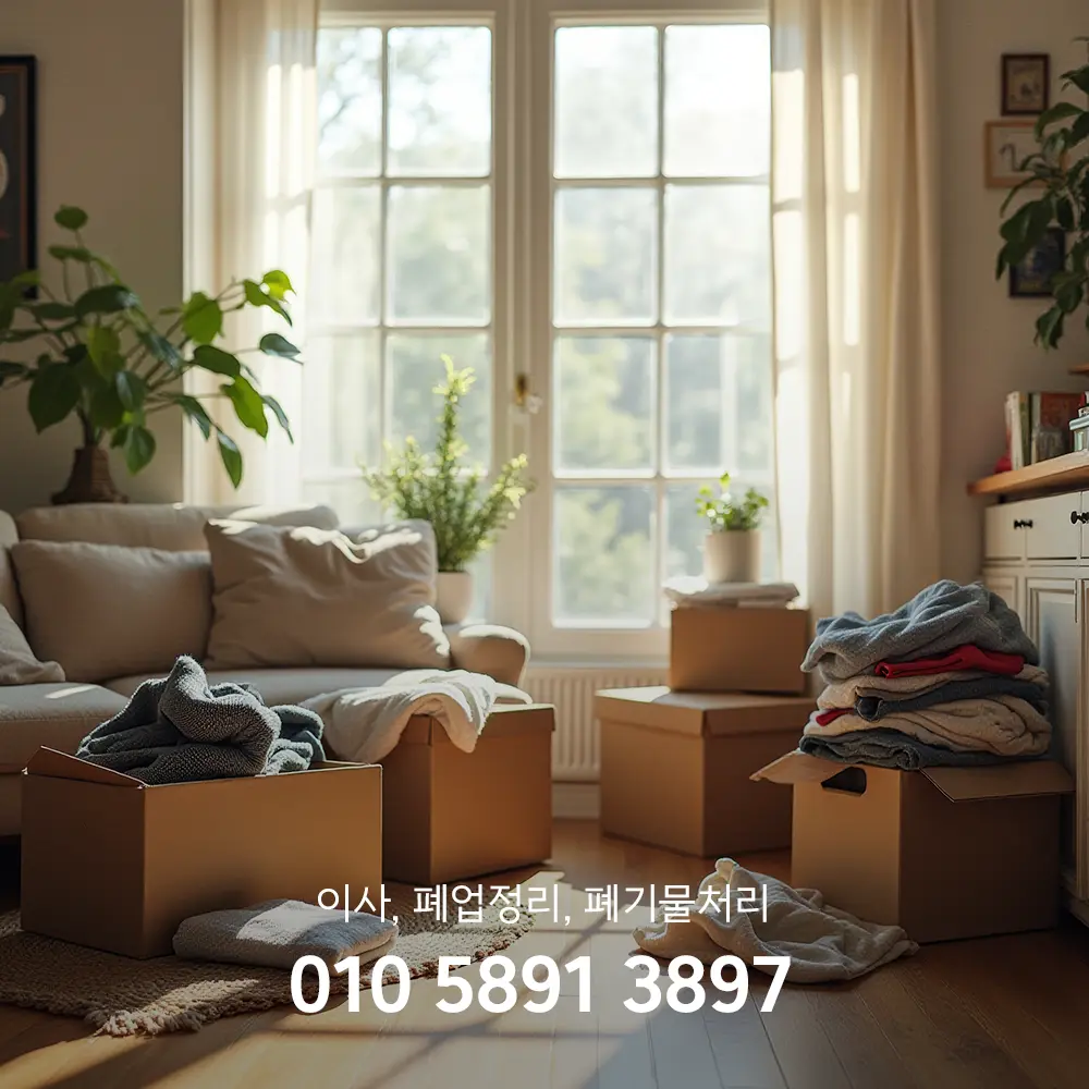 안산 유품정리 비용