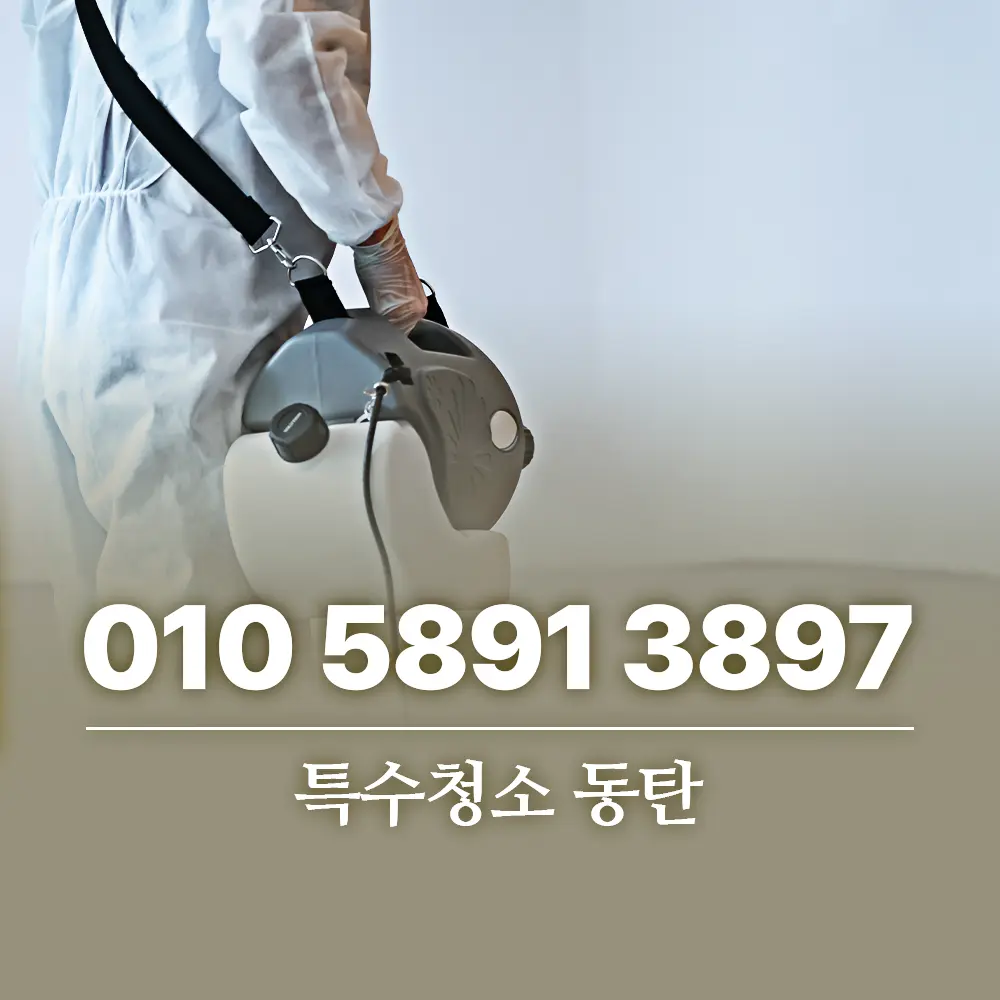 You are currently viewing 전문적인 특수청소 동탄 지역 업체 선정 가이드